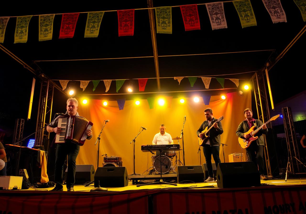 Shows ao vivo no palco